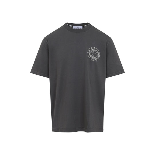 Charcoal Grey Cotton Short Sleeves T-Shirt