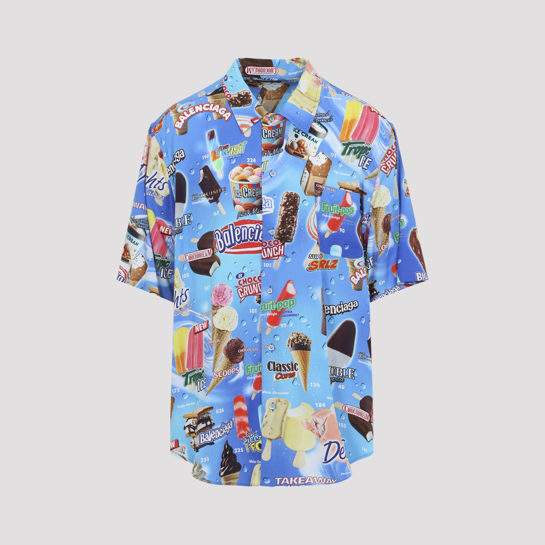 Balenciaga Shirts - Blu | 16447f954945b66c1265194ec38fa0e205f39579