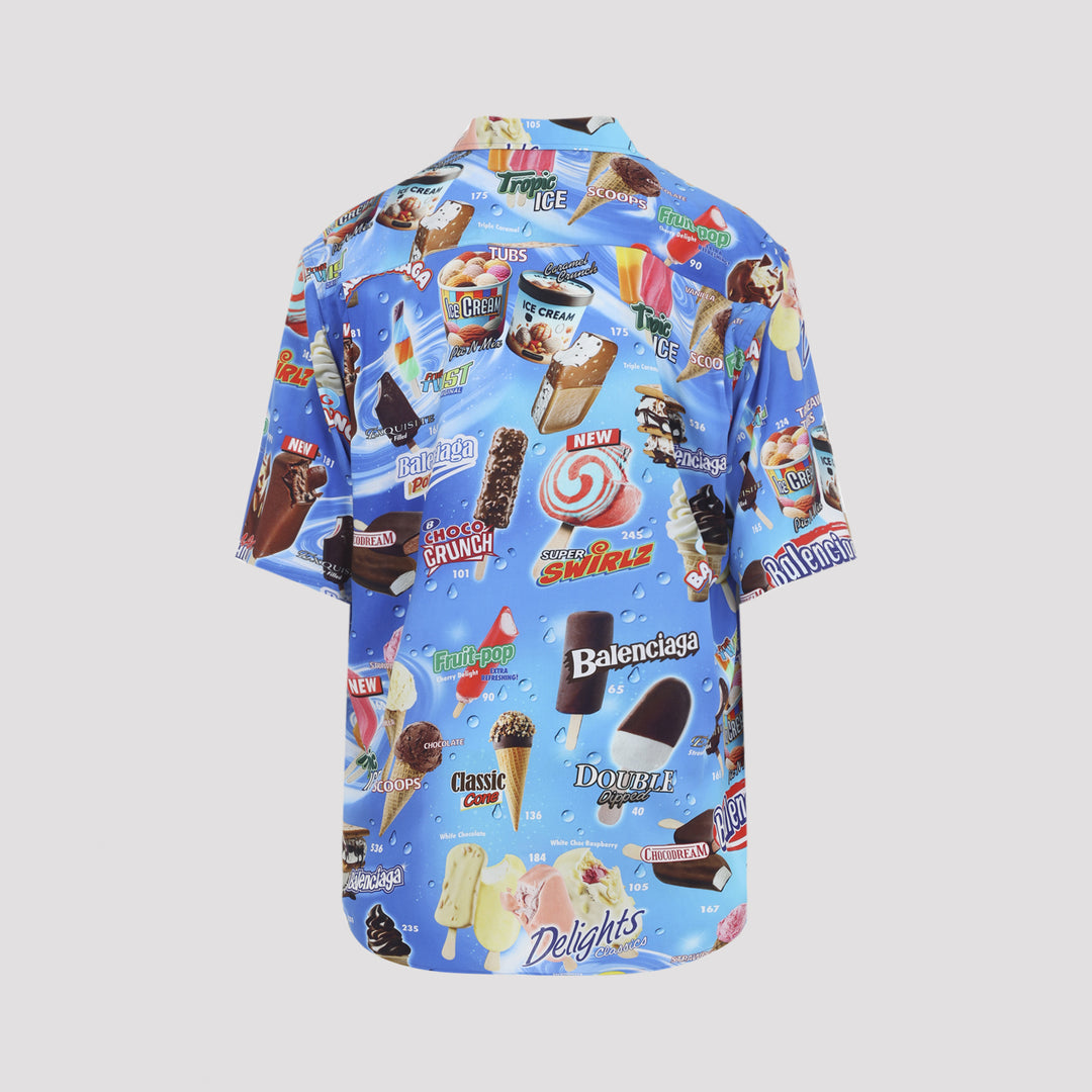 Balenciaga Shirts - Blu | 460aa55434954fd4132834785c6e0bda5bc667d7