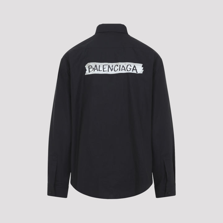 Balenciaga Shirts - Nero | b9ca68e7f973118021b5eff49463a38339559bb4
