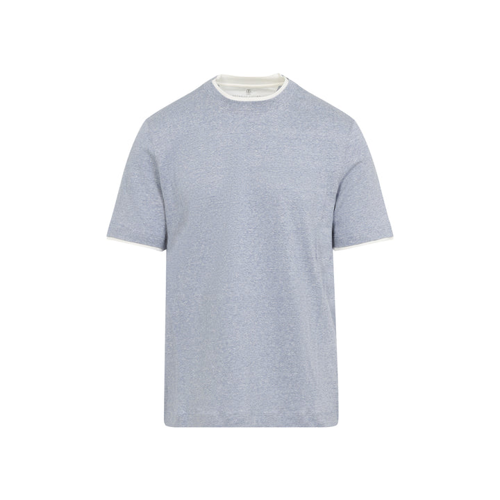 Brunello Cucinelli T-shirts - Blu | 39ca1eef3025355f869b21324dd7925f33b8e120