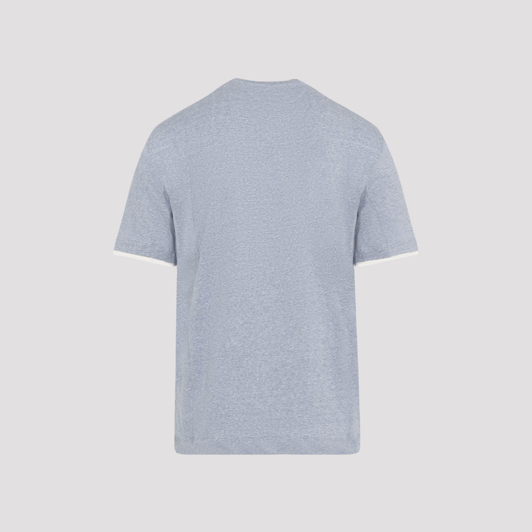 Brunello Cucinelli T-shirts - Blu | 8297d117b7280a406d450056ceea3a160fe4daf4