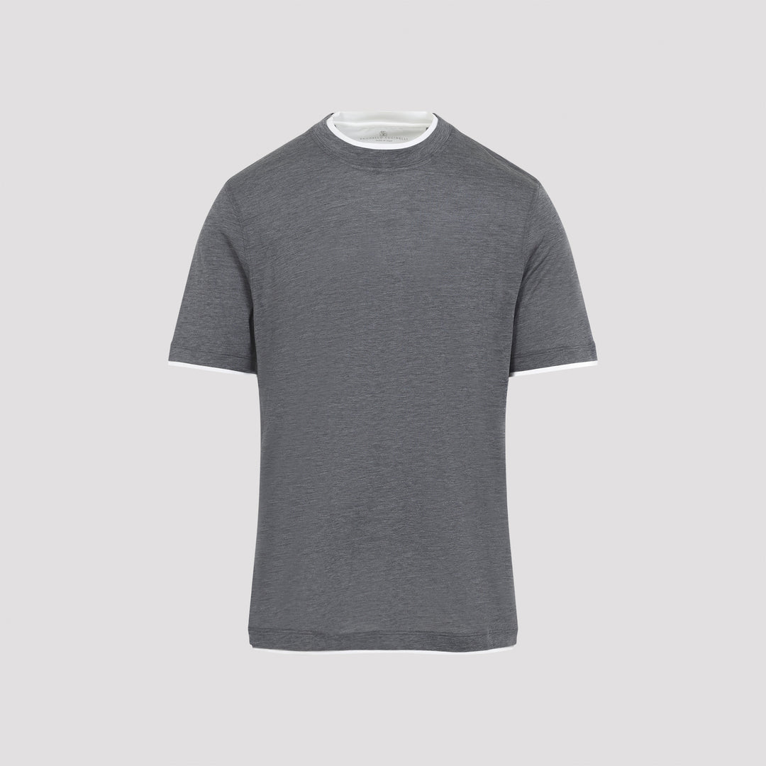 Brunello Cucinelli T-shirts - Grey | 1a78837886d322668f4b5ebc2568423e5ed2d390