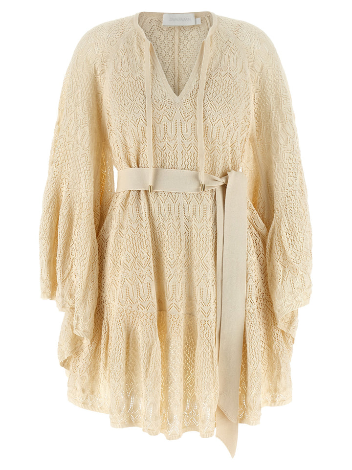 Zimmermann Coco Pointelle Lace Abiti - Beige | f50d24ce1586e2f287ea1cd2aa040209c247d4cf