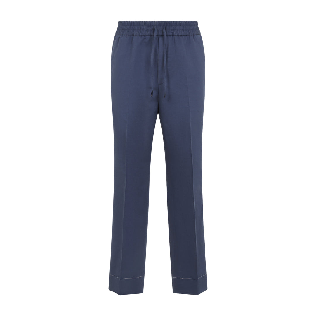 Brioni Regular & straight leg - Blu | e304001bc6cb291ab604784fb3a7da6b5343ac26