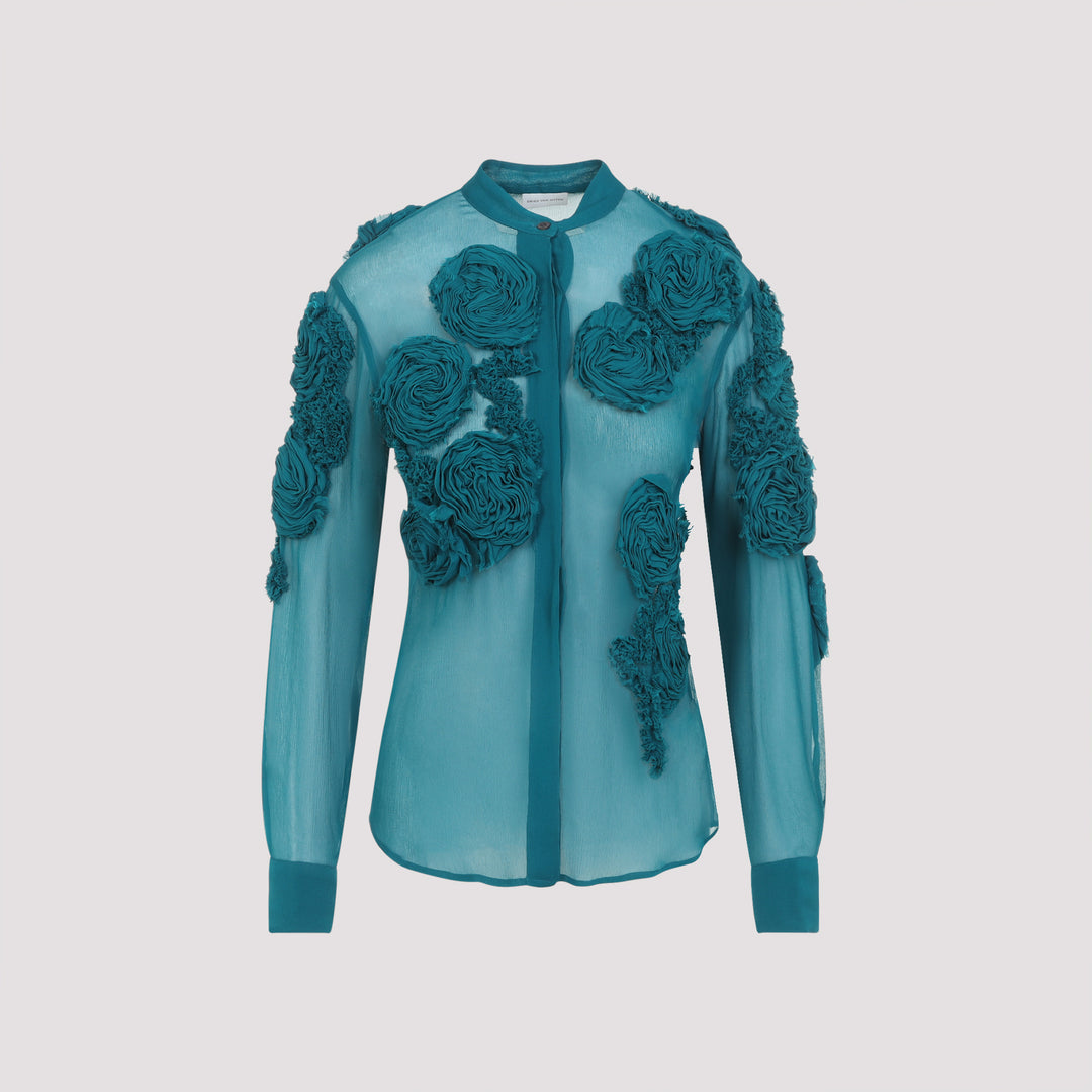 Dries Van Noten Blouse - Verde | 823b705838f8d9d13edbace459fee8a2566ec114