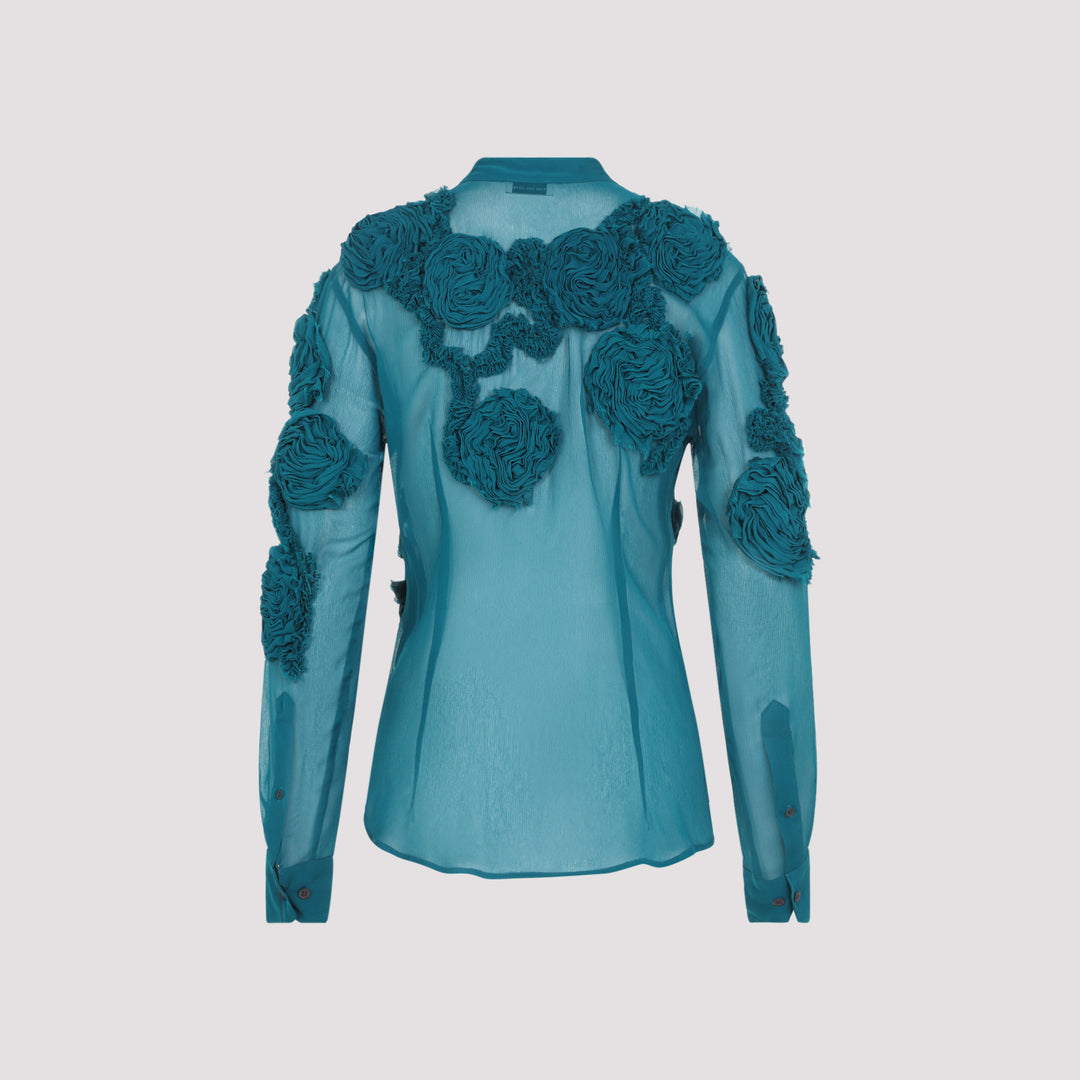 Dries Van Noten Blouse - Verde | 580ef53b41becf9fe2e5a7df8d43727ee318e886