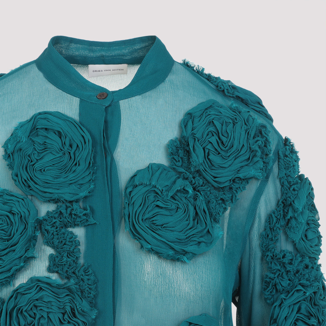 Dries Van Noten Blouse - Verde | a55f0819b5bb3772dbd89186da3bcb1155d68b8e