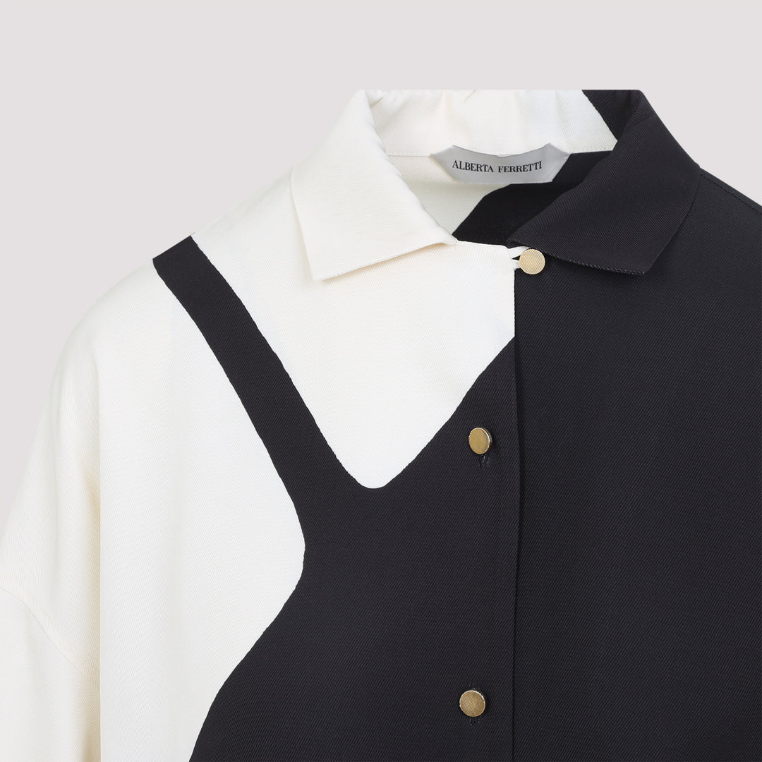 Alberta Ferretti Shirts - Nero | 476c05dc080a3af225e6f5c95d8552bb87f44f12