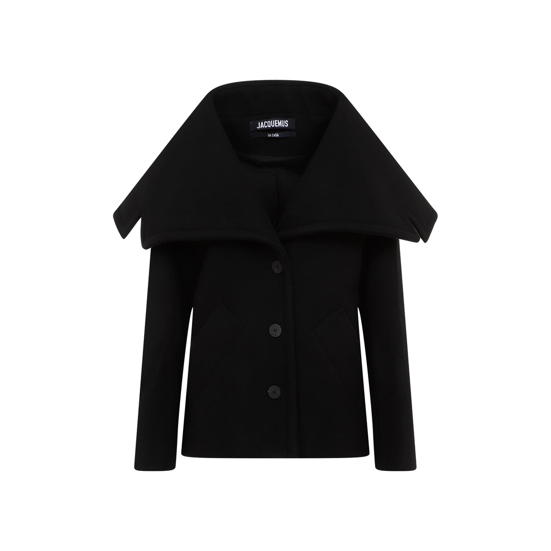 Jacquemus Double breasted & peacoat - Nero | 1e833d98fe85e1a69609b926810f849400ae9580