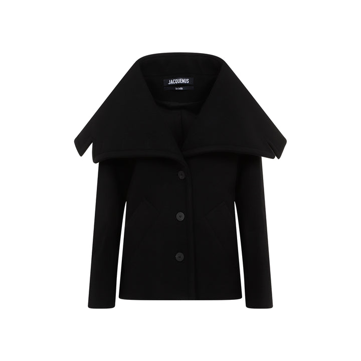 Jacquemus Double breasted & peacoat - Nero | 1e833d98fe85e1a69609b926810f849400ae9580
