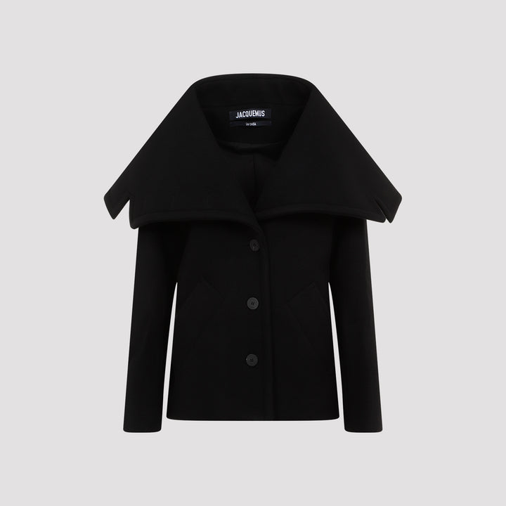 Jacquemus Double breasted & peacoat - Nero | 6e9fcbace3e43652fa36374ac17f72e66dc66aa6