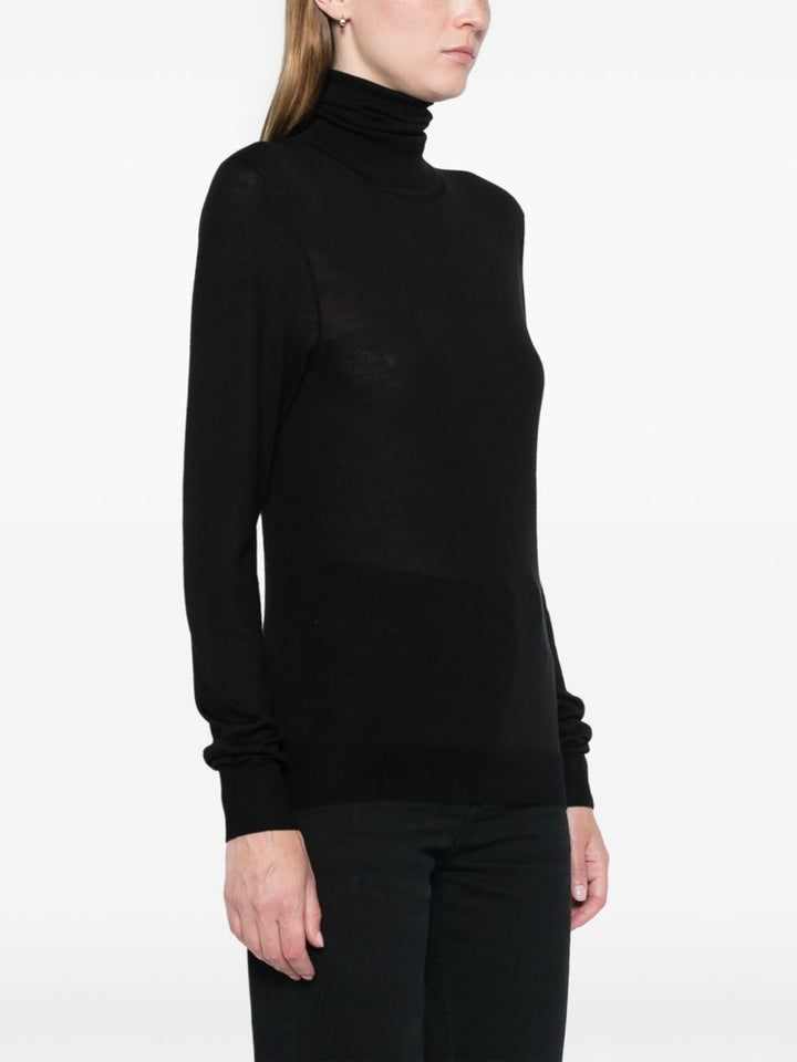 Saint Laurent Paris Turtle neck - Nero | 5b68f20144ac10dde106d7a2728fbeefd9a23b7e