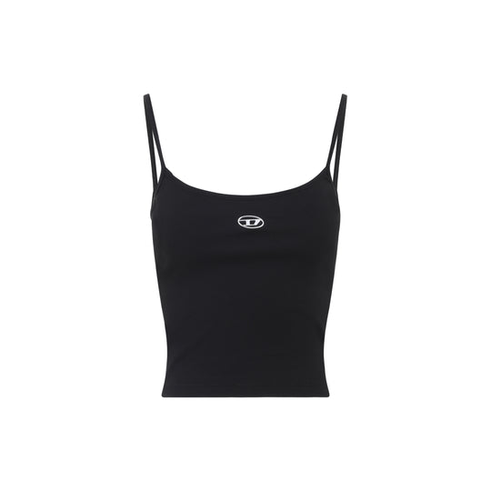 Black T-Hupy-Od Cotton Tank Top