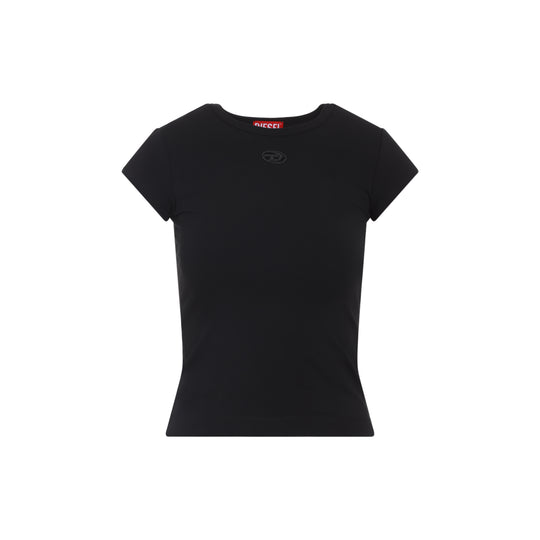 Black T-Angie-Od Cotton T-Shirt