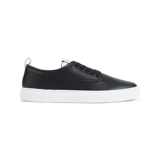 Black New City Calf Leather Sneakers