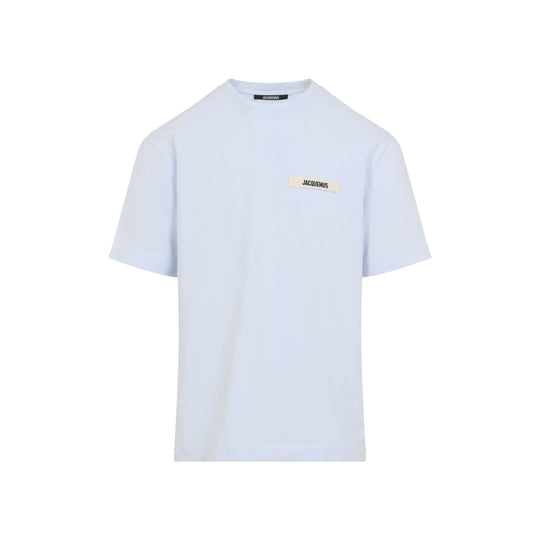Light Blue Cotton Le T-Shirt Grosgrain T-Shirt