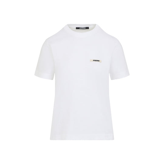 White Le Grosgrain Cotton T-Shirt