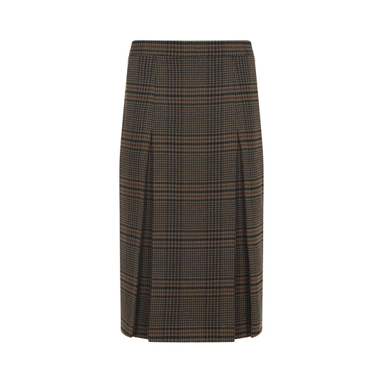 Brown Wool Skirt