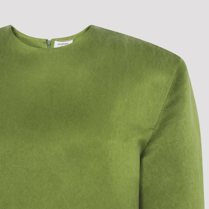 Saint Laurent Mini dresses - Verde | 8fa12c94595055c5f05b6b9e74e0ee47b29e25fc