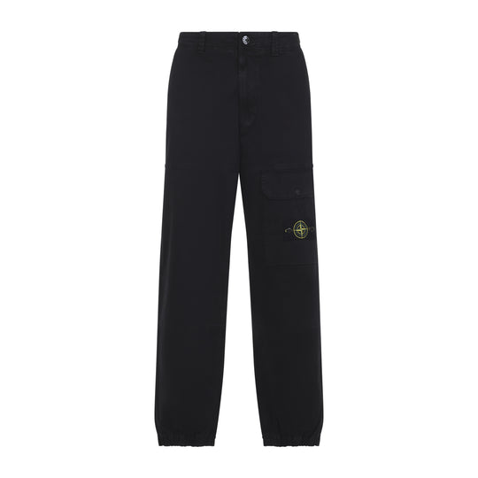 Black Cotton Trousers