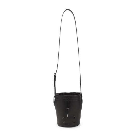 Black Lamb Leather Pouch Belt Bag