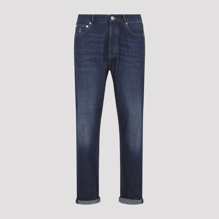 Brunello Cucinelli Jeans - Blu | 556ab41c61c9fe8b0e815bac95737cf59b018ef4