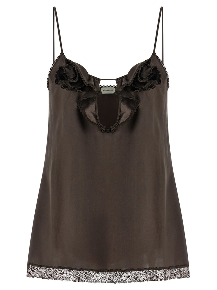 Magda Butrym 01 Top - Marrone | 7511e69a0cd559b94a20611fa2dfa353e3ae2c1d