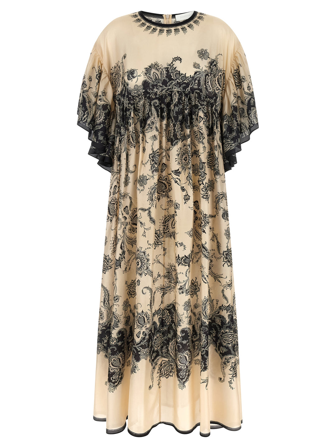 Zimmermann Rhiannon Maxi Abiti - Bianco/Nero | 68a48b7eface3c3eeea228a3b4b605a2bf7cd72b