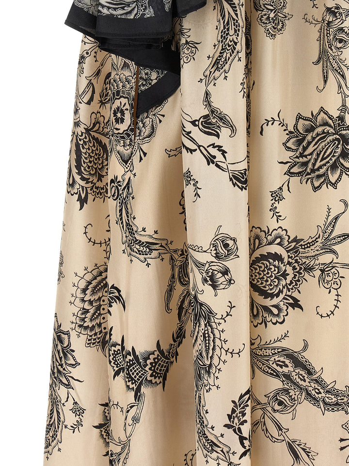 Zimmermann Rhiannon Maxi Abiti - Bianco/Nero | 4a77b2f11507af3f2880b81598147a8e69ab4e98