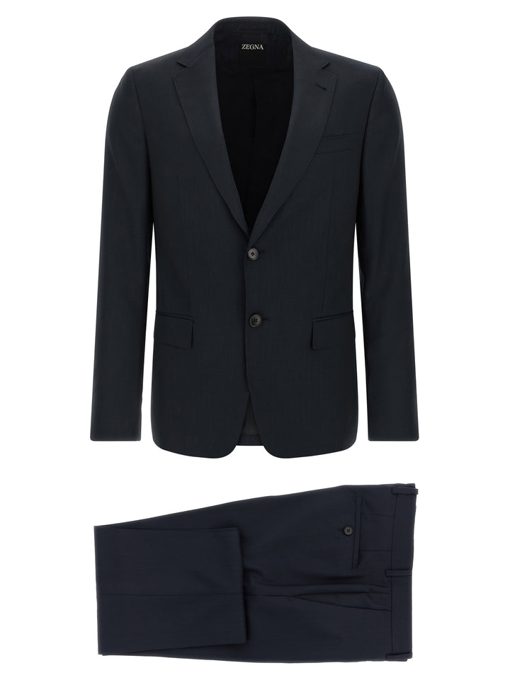 Zegna Pinstriped Dress Suits - Blu | a6a89e38f237010405e6ee4f96e14f3871367646