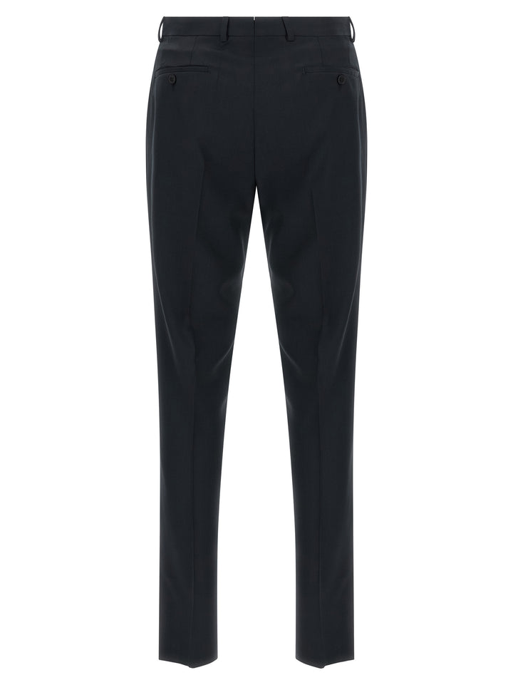 Zegna Pinstriped Dress Suits - Blu | 02a44c3955f9dd1fe46efd97f7321dd04164555e