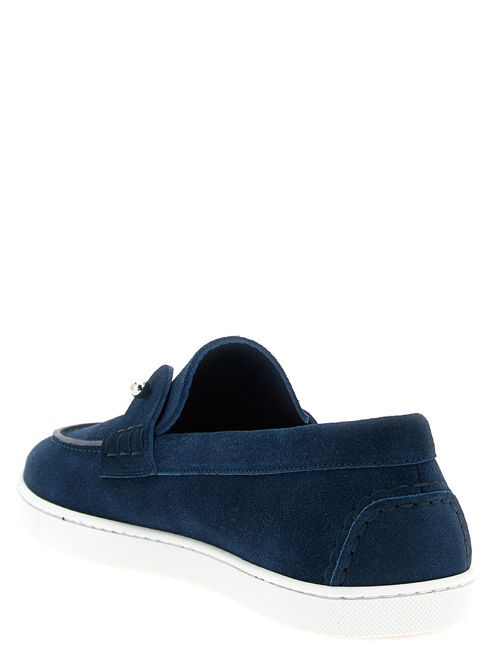 Christian Louboutin Chambeliboat Mocassini - Blu | 54e1a5996a52ed72a088ae4247662295447f2383
