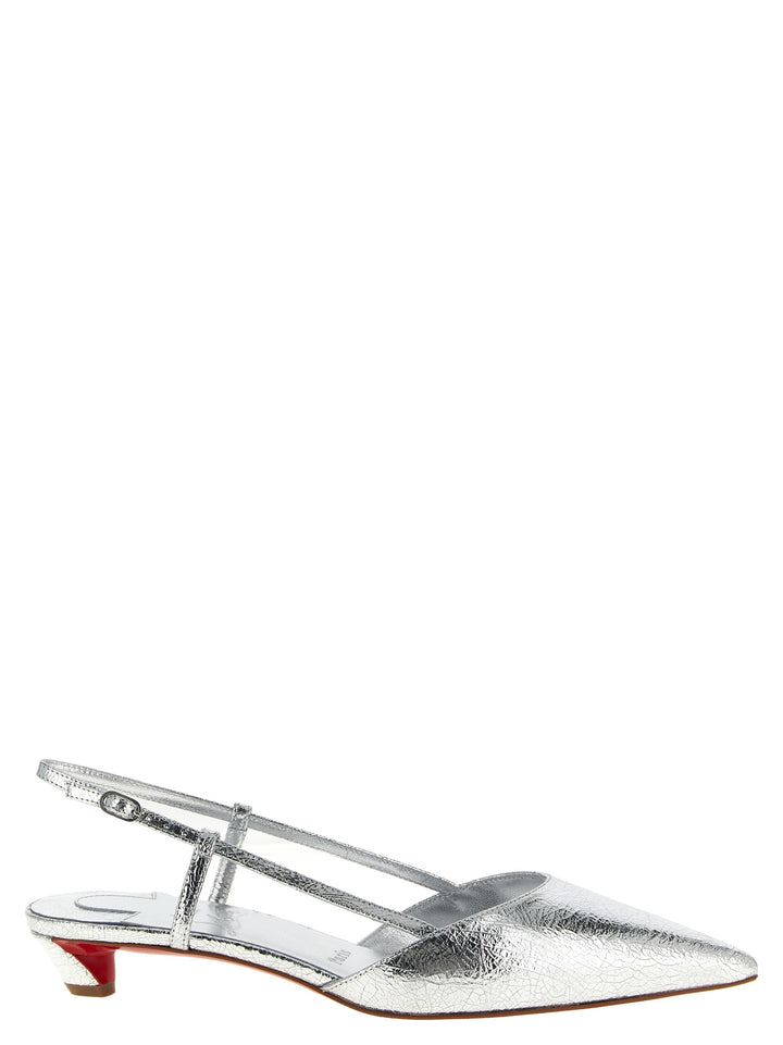 Christian Louboutin Miss Z Decollete - Silver | 3aa53635ec999d59652c4c84add15dbe44730086