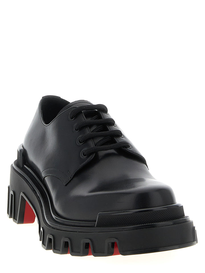 Christian Louboutin Trott Dune Stringate - Nero | b676ddf71d2a60f29e4a5505e059a7436004865e