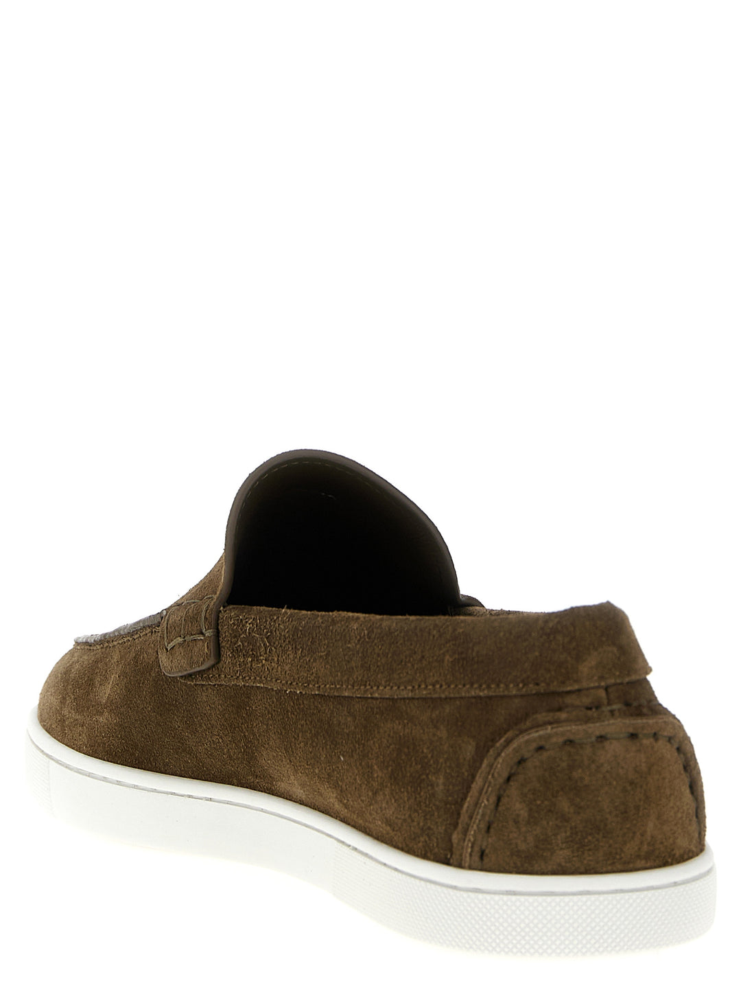 Christian Louboutin Moonboat Mocassini - Marrone | d7ccbe9c02be82b2317447ae0d830822a7728dba