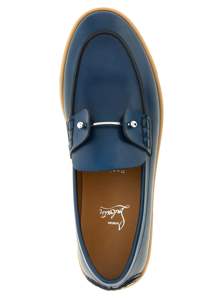 Christian Louboutin Chambeliboat Mocassini - Blu | f9208aa1b9574bb723af4d89bc58f19adc23c28e