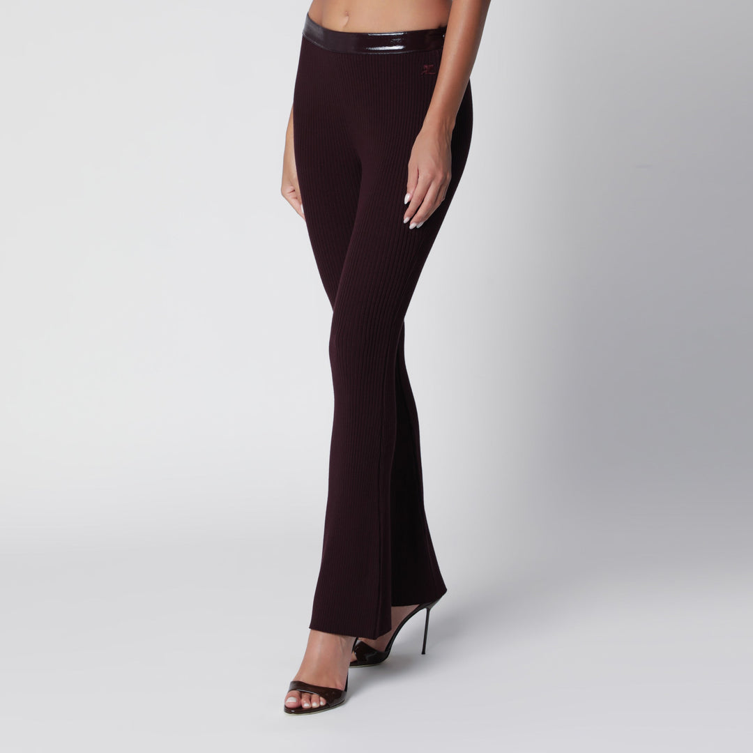 CourrèGes Pantaloni - Burgundy | 3db0e14deb96195b897ab025bab2f8850d1bb3cb