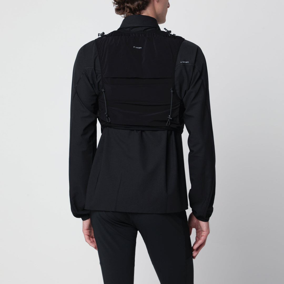 Satisfy Gilet de course à hydratation Justice Cordura 5L noir