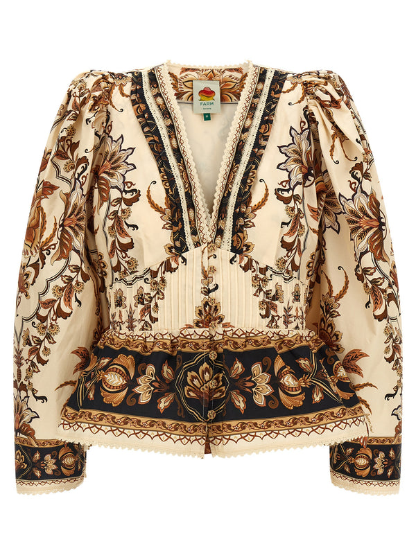 Camisas Majestic Garden Sand Beige
