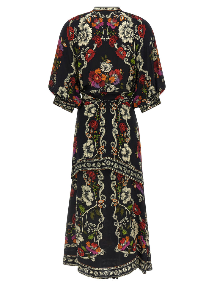 Farm Rio Rococò Flowers Abiti - Nero | 692c57114c9839ac529943a43f71d40135228298
