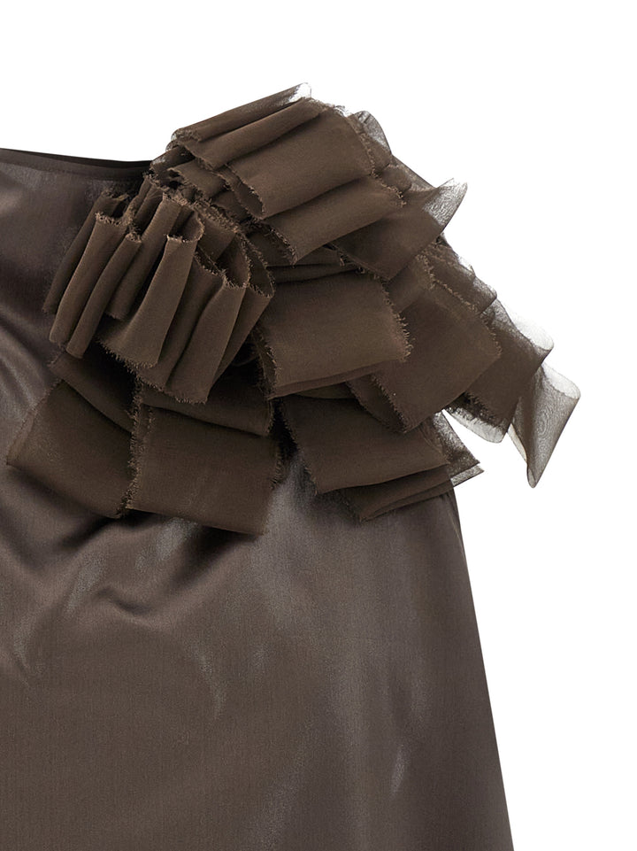 Magda Butrym Blouse 01 Top - Marrone | eb9a74f27a4c504b0d59710a36ef0db9c8e42414