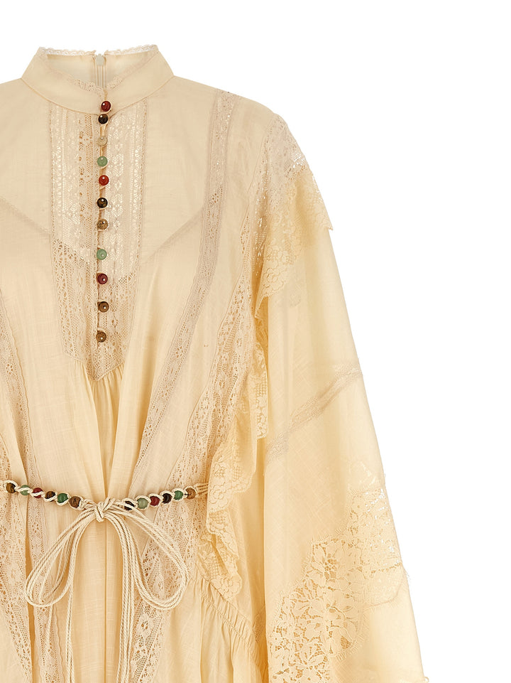 Zimmermann Rihannon Lace Abiti - Beige | df1f545e07c9c136aac1012a4459f1674a46810e