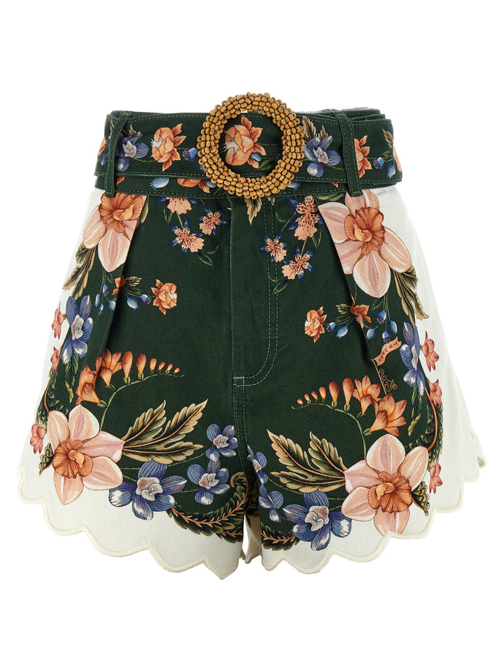 Farm Rio Green Berry Garden Bermuda e Short - Verde | d7701b7437d6a9bf9154118dbf9c269758913ef5