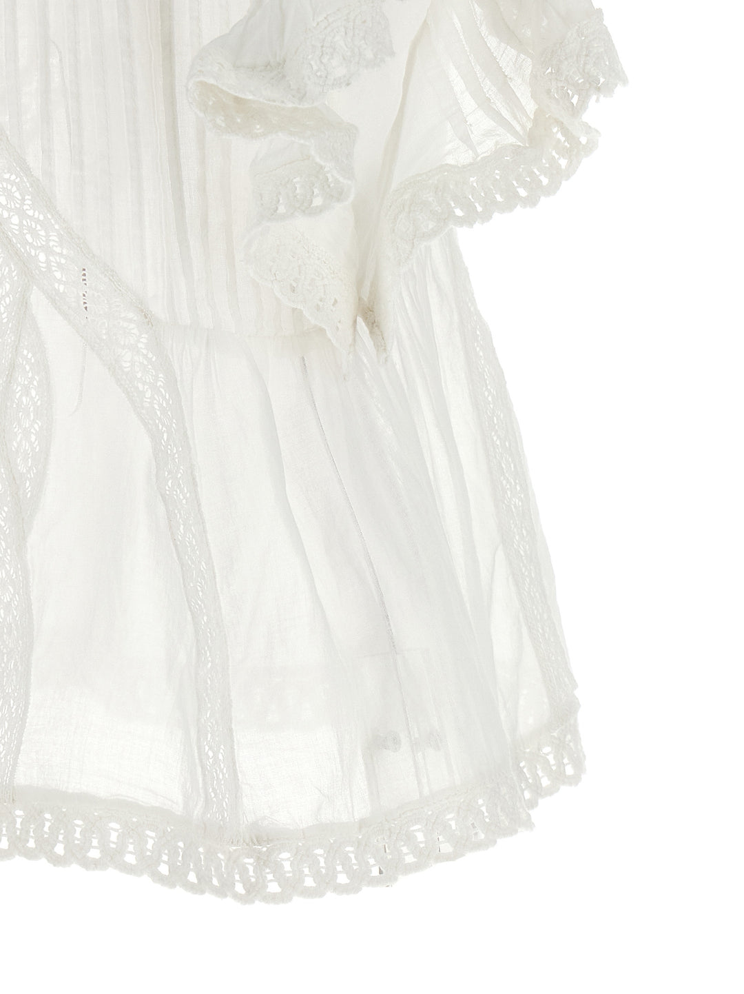 Farm Rio Openwork Detail Blouse Camicie - Bianco | db6fa3975c00adb80ea0b8cd7cad3bac899d648d