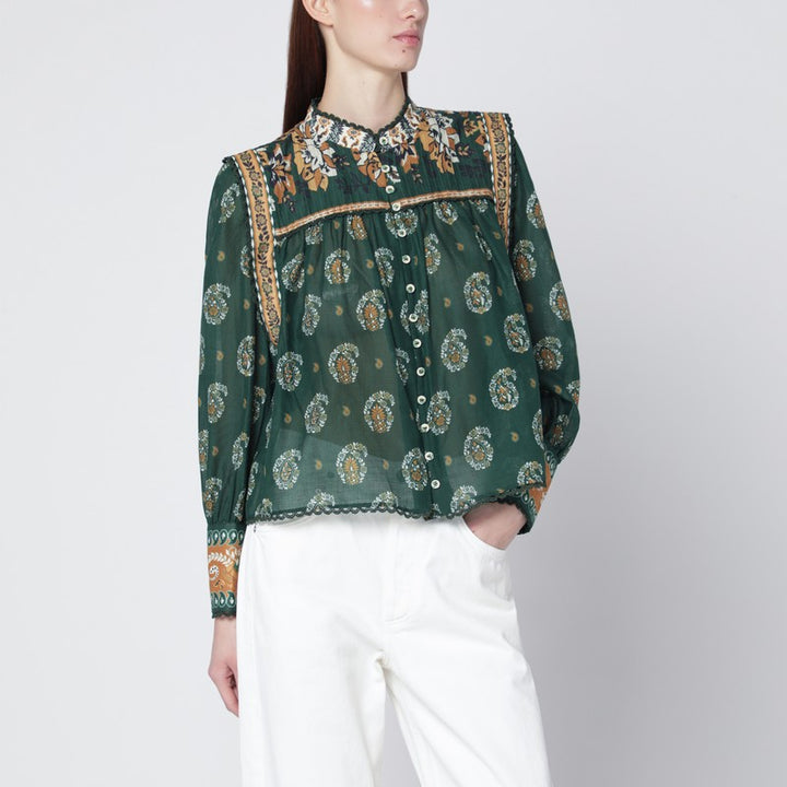 Farm Rio Shirts & Tops - Verde | 3f62a972b9622282b430ad0b4abe51f549e27294