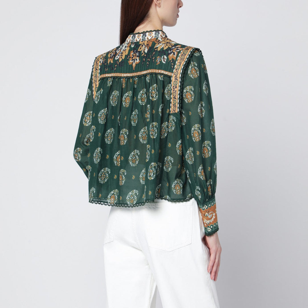 Farm Rio Shirts & Tops - Verde | 08952339e60553858ac3d1615788d7a303a6f556