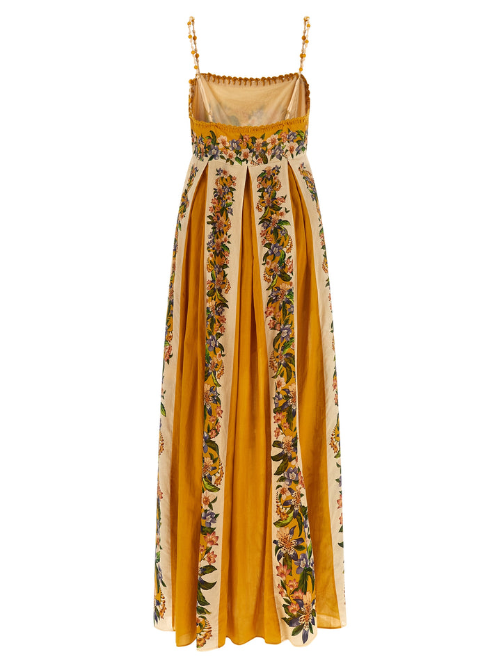 Farm Rio Sand Hilo Stripes Maxi Abiti - Giallo | 7f0eb7d25e113382ee56a4efb2e776f66a5c853d