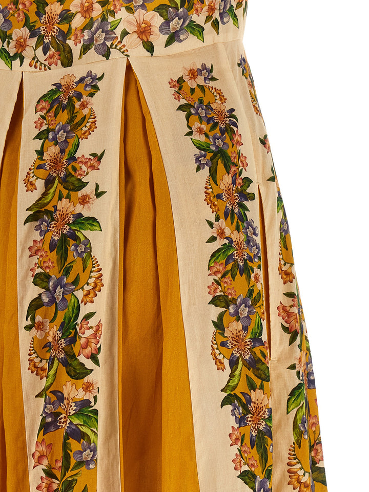 Farm Rio Sand Hilo Stripes Maxi Abiti - Giallo | d92c638fe30b51558c1a6436cfa87a570632dc04