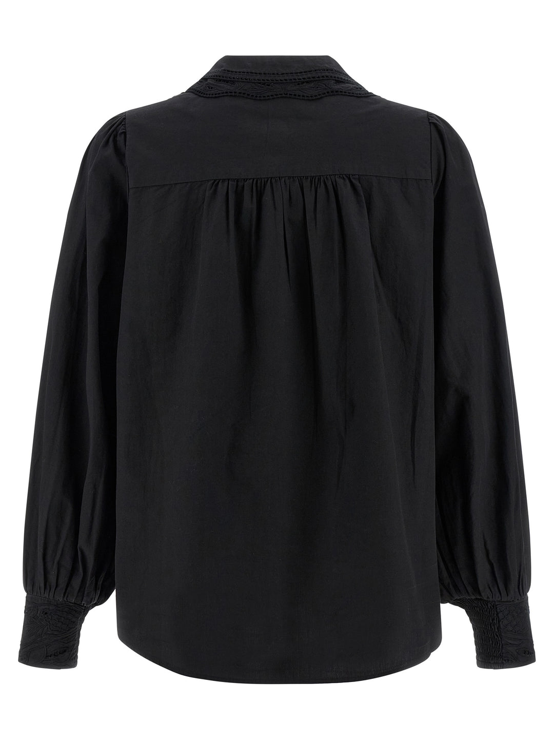 Farm Rio Black Embroidered Camicie - Nero | 548388dc76bd59217566c98046a66a8ed1b1e4fc